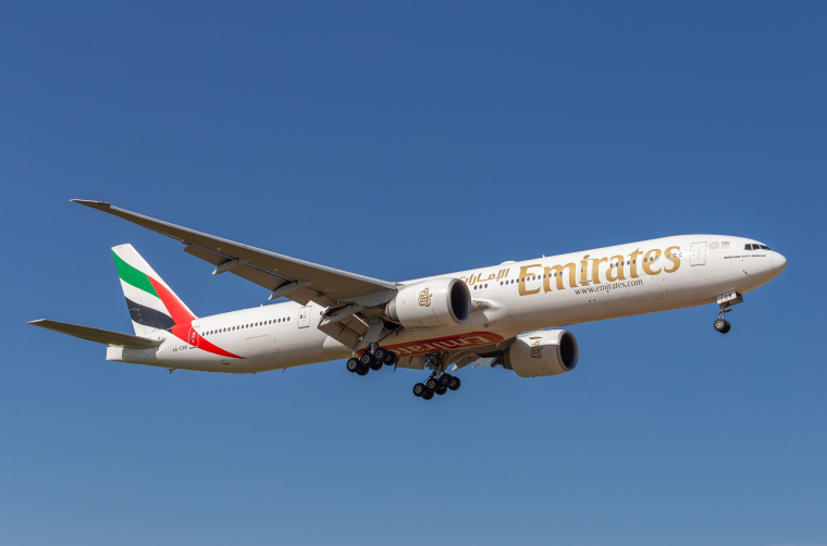 Boeing 777-300ER společnosti Emirates (A6)