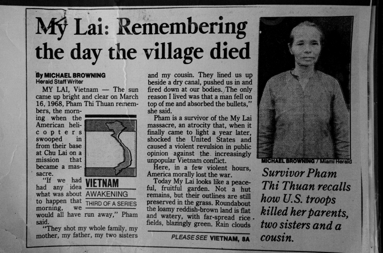 Dobový tisk referuje o masakru v My Lai