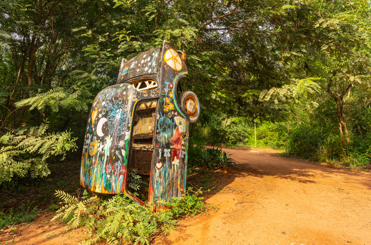 Pouliční umění v Auroville