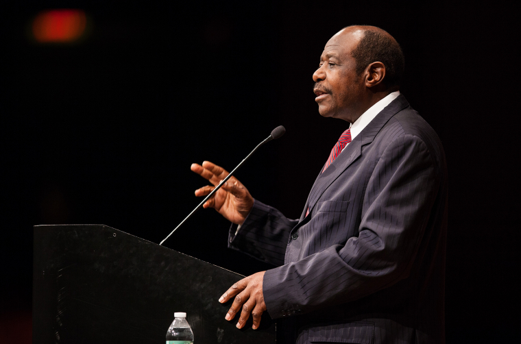 Paul Rusesabagina, autor: Gerald L. Ford School, licence: CC BY-ND 2.0